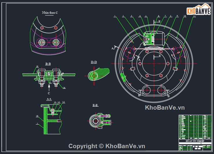 hệ thống phanh,hệ thống phanh thủy khí,hệ thống phanh thủy khí xe tải Hyundai,hệ thống phanh xe,Thiết kế,hệ phanh xe Huyndai 8 tấn