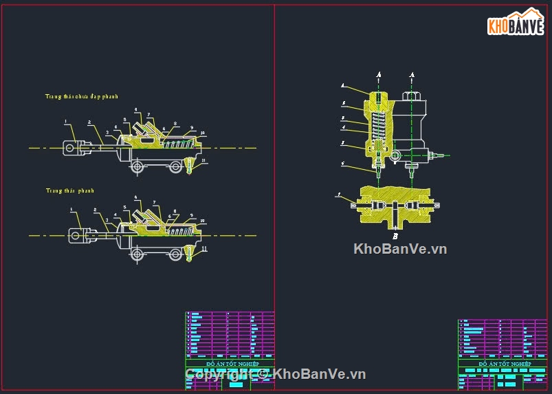 hệ thống phanh,hệ thống phanh xe,hệ thống phanh xe tải Hino,hệ thống phanh xe con,Autocad hệ thống phanh xe,Thiết kế