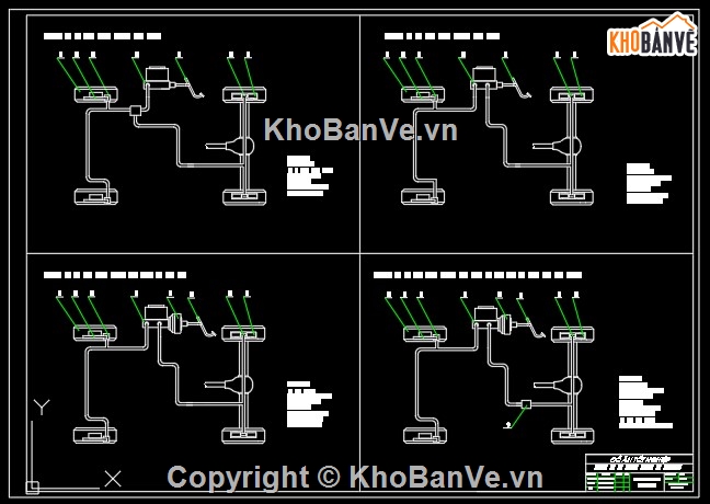 File cad  hệ thống phanh xe,hệ thống phanh Toyota Hiace,hệ thống phanh xe ô tô