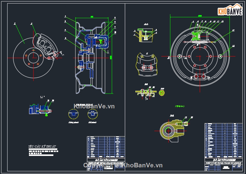 hệ thống phanh,hệ thống phanh xe,Autocad hệ thống phanh xe,Thiết kế,Thiết kế hệ thống phanh toyota,hệ thống phanh xe minibus