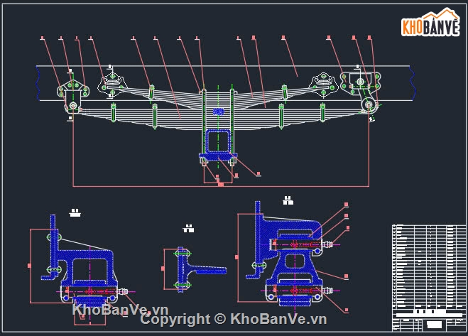 hệ thống treo,hệ thống xe,Thiết kế,autocad hệ thống treo xe,hệ thống treo trên xe Hino,Thiết kế 3DMAX xe