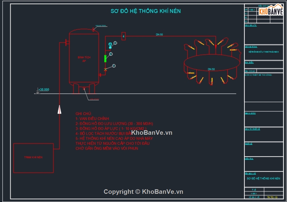 Bản vẽ thiết kế hệ thống xử lý khí thải NOx,xử lý khí thải Nox,Xử lý khí NOx bằng URE,xử lý khí thải xi măng,xử lý khí thải