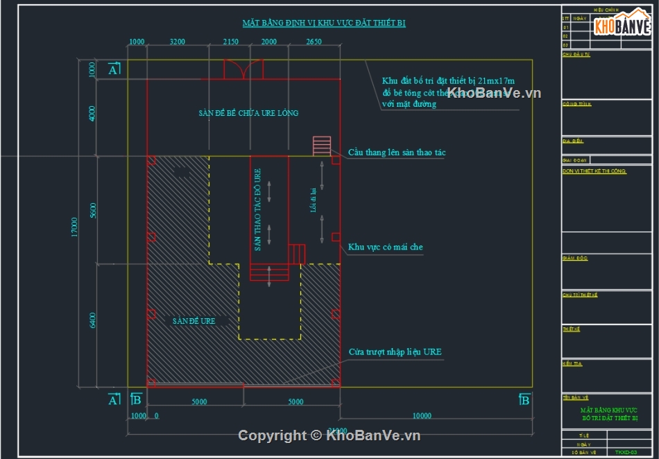 Bản vẽ thiết kế hệ thống xử lý khí thải NOx,xử lý khí thải Nox,Xử lý khí NOx bằng URE,xử lý khí thải xi măng,xử lý khí thải