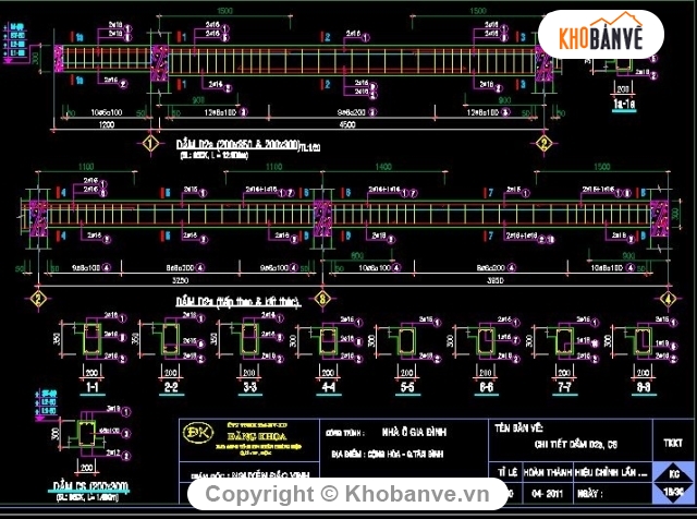 Nhà phố 11.7x5.7m,kết cấu nhà phố,kết cấu nhà 5.7x11.7m,bản vẽ kết cấu móng nhà