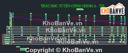 thuyết minh,thoát nước,đồ án,phương án chọn,Thiết kế thoát nước,trắc dọc
