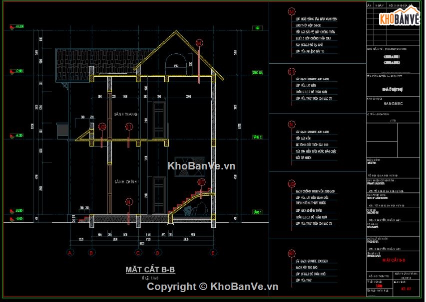Biệt thự 2 tầng,file cad biệt thự 2 tầng,mẫu biệt thự 2 tầng