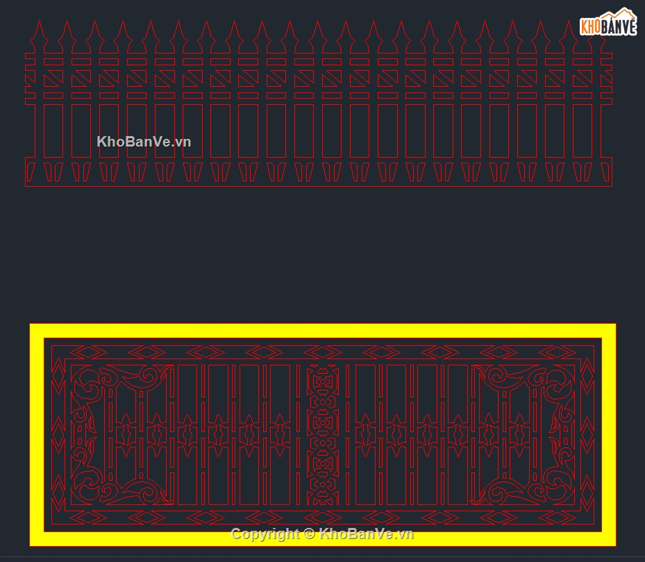 cad hàng rào,hàng rào cnc,mẫu hàng rào cnc đẹp,thiết kế cnc hoa văn