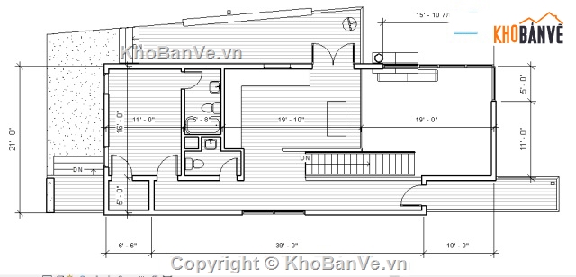 Nhà 2 tầng,revit artchitecture 2017,bản vẽ revit nhà 2 tầng,thiết kế nhà 2 tầng revit,mẫu revit nhà 2 tầng