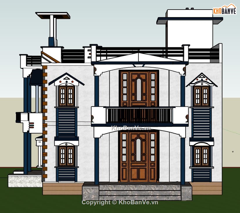 nhà 2 tầng,su nhà 2 tầng,model su nhà 2 tầng