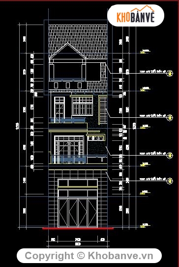 mẫu nhà 4 tầng đẹp,Nhà dân kích thước 5x20m,bản vẽ nhà phố đẹp,nhà 4 tầng có phối cảnh