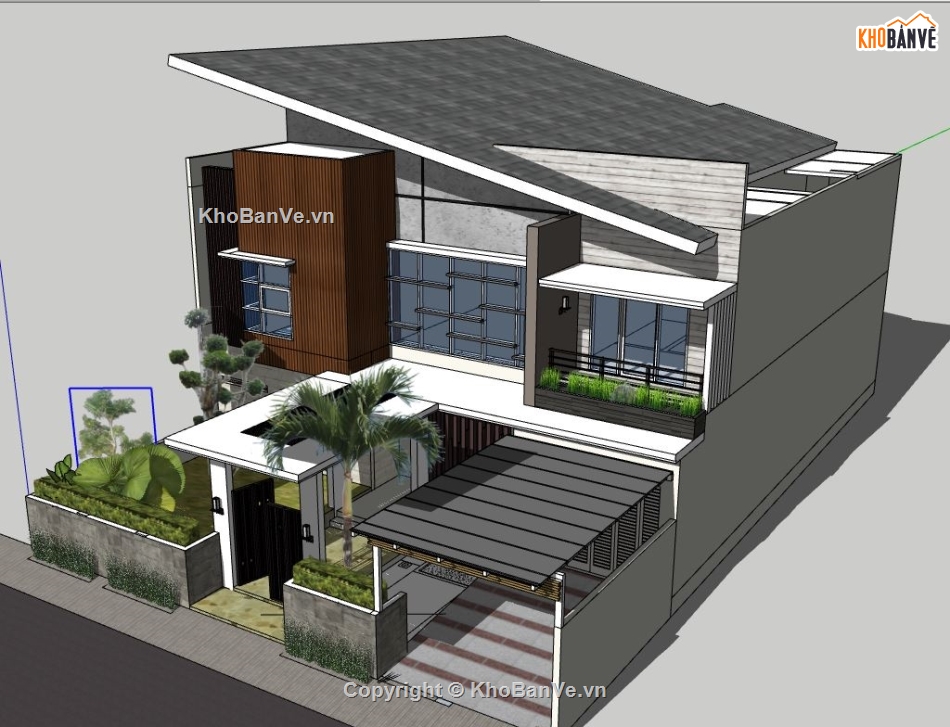 file su biệt thự,sketchup biệt thự,model su biệt thự