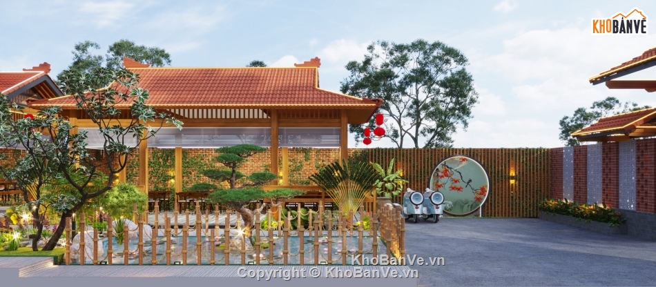 cad nhà hàng,thiết kế nhà hàng,nhà hàng file su,sketchup nhà hàn,file cad nhà hàng