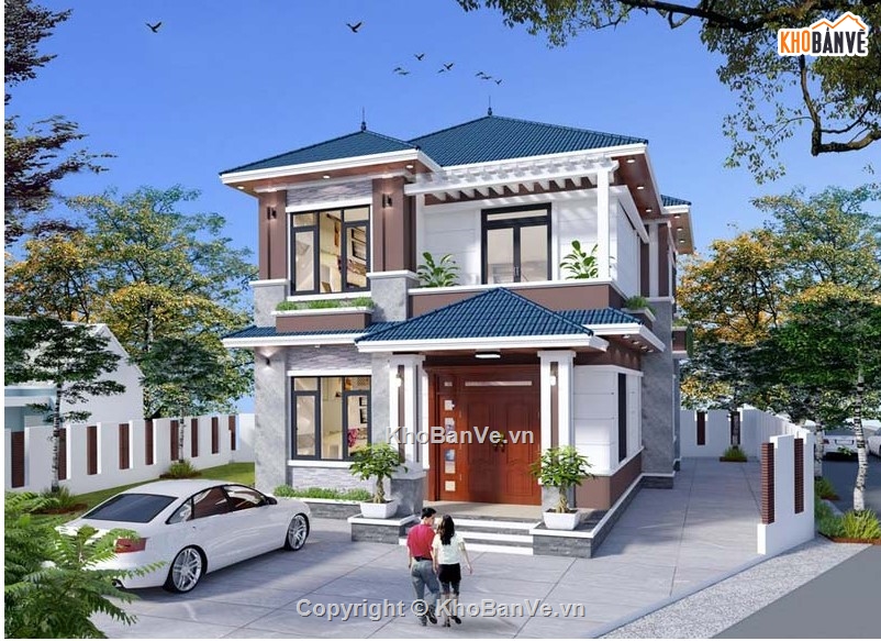 nhà 1 tầng,mẫu nhà 1 tầng,nhà 1 tầng đẹp