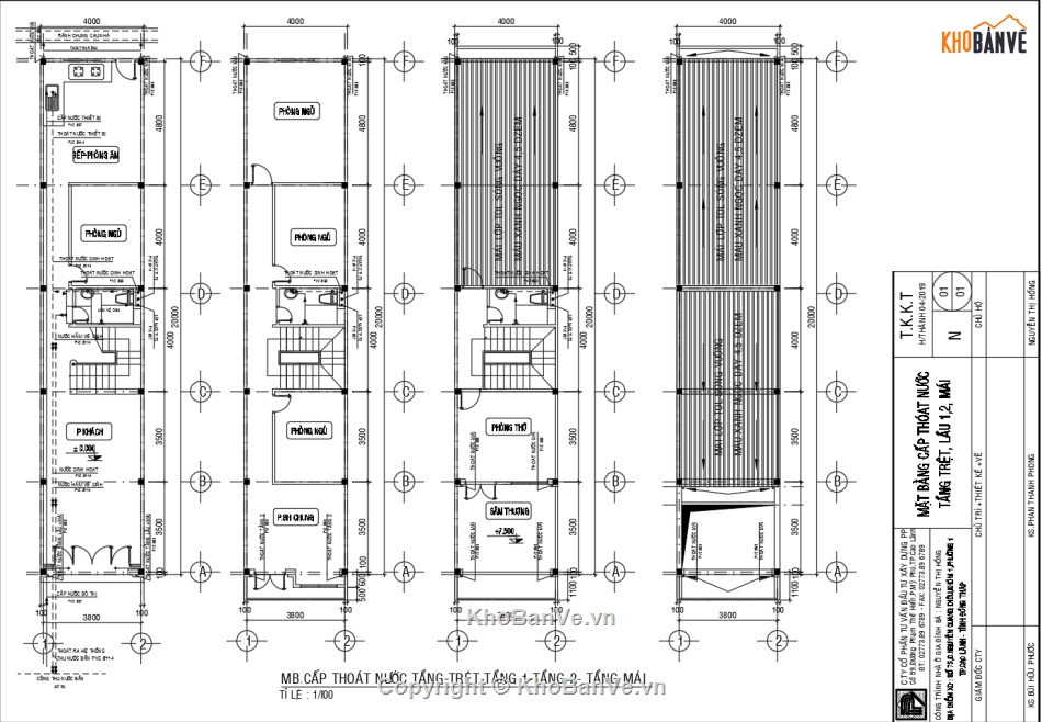 nhà phố 3 tầng,Bản vẽ nhà phố,Bản vẽ nhà 3 tầng