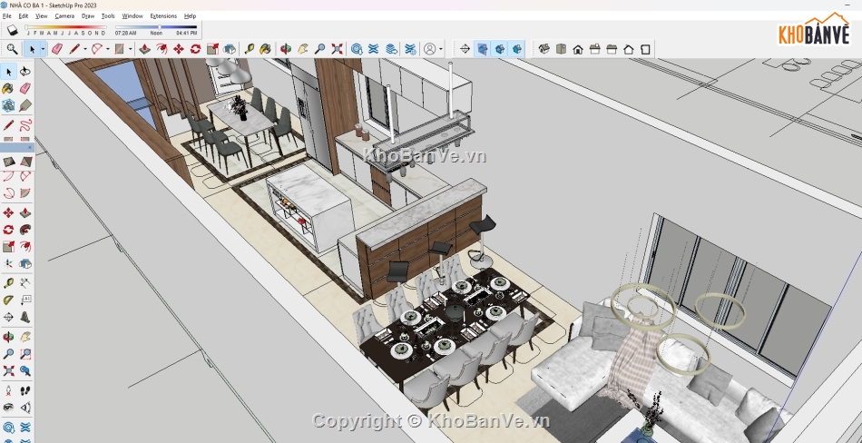 Nhà phố 1 tầng autocad,phối cảnh nhà phố,Nhà phố,5x15,Thiết kế