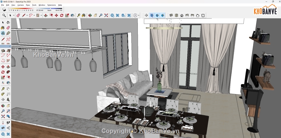 Nhà phố 1 tầng autocad,phối cảnh nhà phố,Nhà phố,5x15,Thiết kế