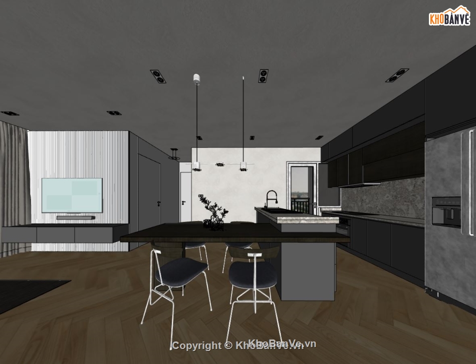 Thiết kế nội thất,sketchup nội thất bếp,sketchup nội thất phòng bếp,Thiết kế nội thất phòng bếp,nội thất phòng bếp