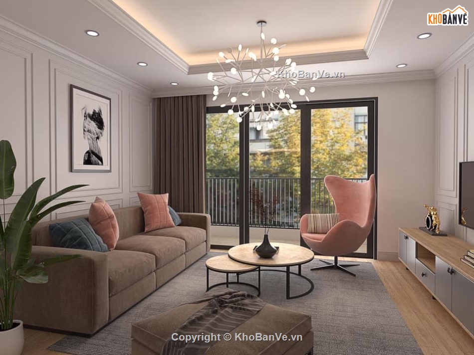 nội thất phòng khách,phòng khách hiện đại,model 3d phòng khách,sketchup phòng khách
