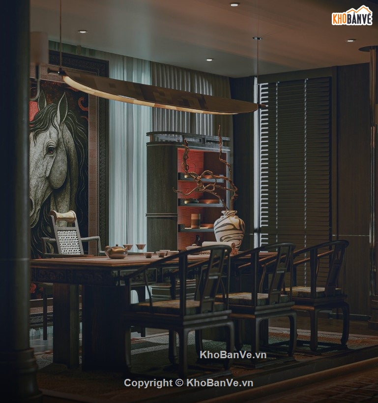 mẫu phòng thờ,mẫu phòng thờ đẹp,file 3d phòng thờ 2020