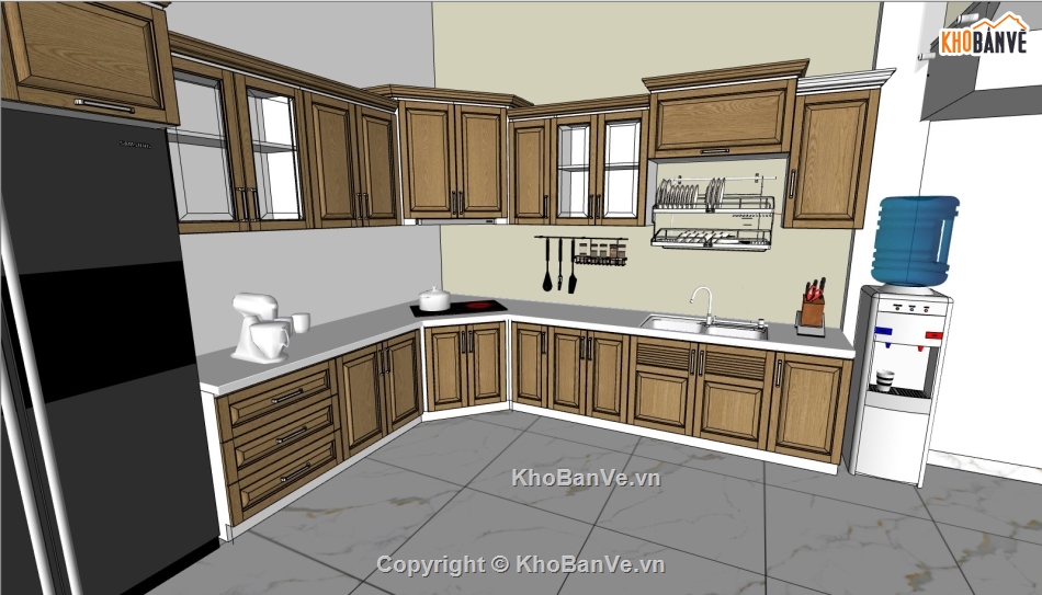 su nội thất bếp,nội thất bếp,su nội thất nhà bếp,model su nội thất bếp