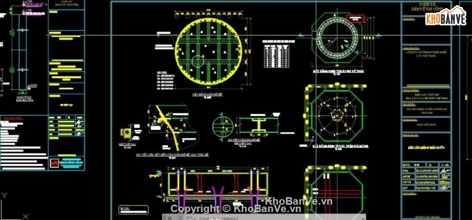 Bản vẽ tháp nước,Bản vẽ Hồ nước,Bản vẽ tháp canh,Bản vẽ cấp nước,Bản vẽ đài nước