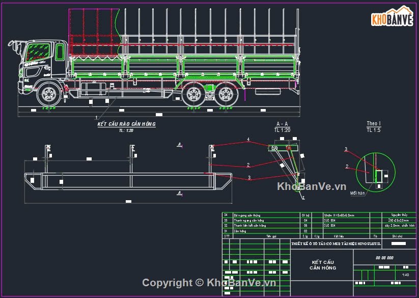 Thiết kế thùng xe,Thiết kế thùng mui bạt,Thiết kế thùng xe tải,Hino 500 series,Thiết kế,Thiết kế 3DMAX xe