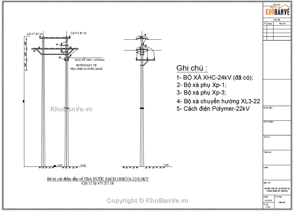 Các thiết bị trong trạm biến áp 110kV,thiết kế trạm biến áp 180kVA,trạm biến áp 35Kv,trạm biến áp,cad trạm biến áp