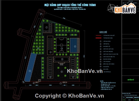 trường tiểu học,cad trường tiểu học,trường tiểu học file cad,file cad trường tiểu học