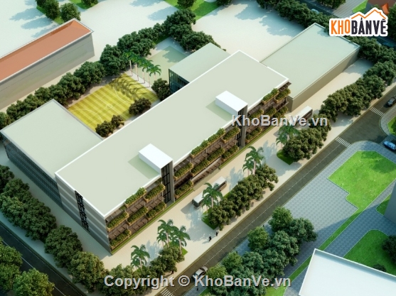 Thiết kế trường học,trường học file cad,cad trường học