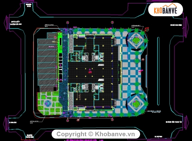 File cad,Bản vẽ,công viên hoàn chỉnh,cấu tạo công viên