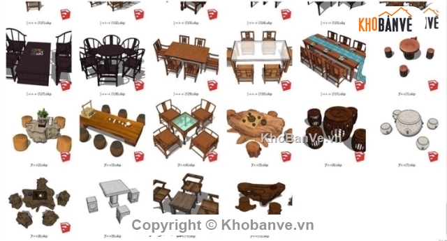 mẫu bàn ghế,Sketchup,bàn ghế,các mẫu ghế,bàn ăn