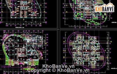 Chung cư Ocean view Manor,chung cư manor,file cad chung cư
