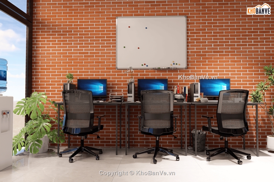 phòng làm việc,văn phòng làm việc,SU phòng làm việc,Model phòng làm việc