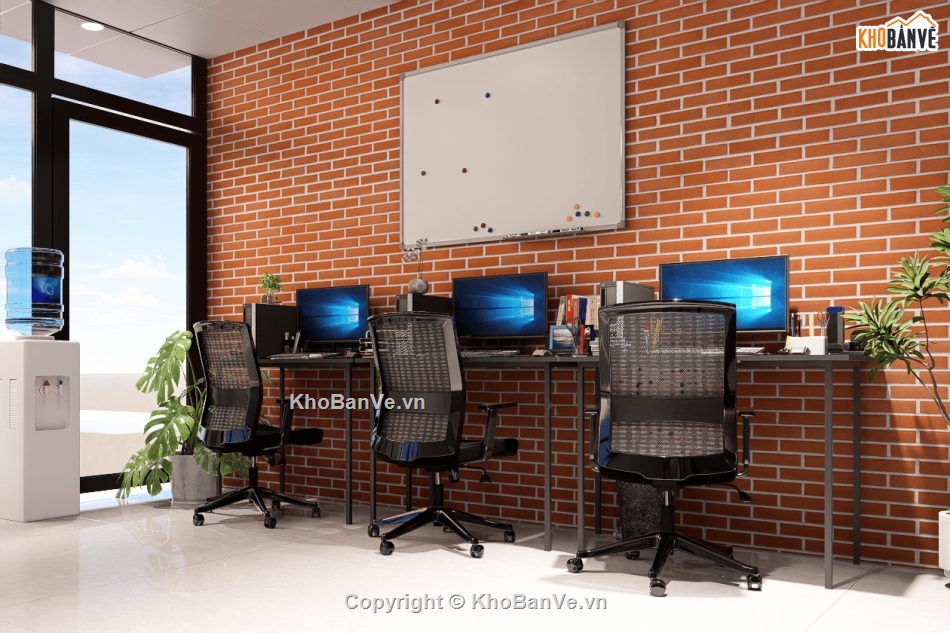 phòng làm việc,văn phòng làm việc,SU phòng làm việc,Model phòng làm việc