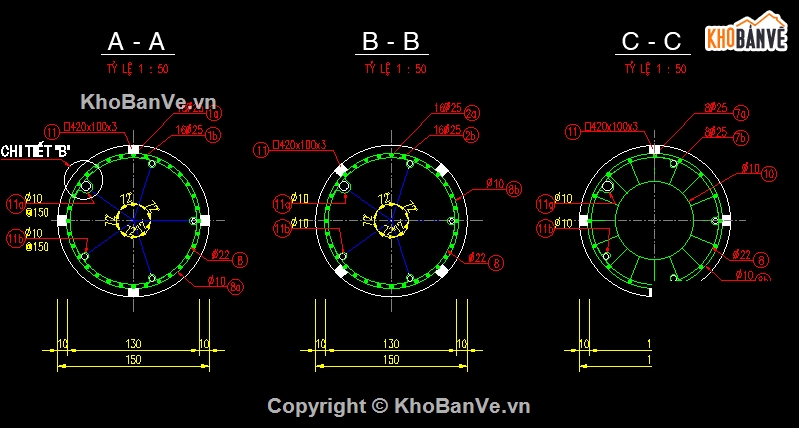 khoan nhồi cọc,cọc nhồi,bản vẽ cọc khoan nhồi