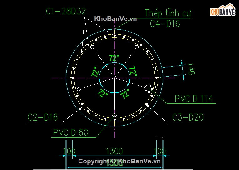 khoan nhồi cọc,cọc nhồi,bản vẽ cọc khoan nhồi