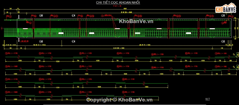 khoan nhồi cọc,cọc nhồi,bản vẽ cọc khoan nhồi