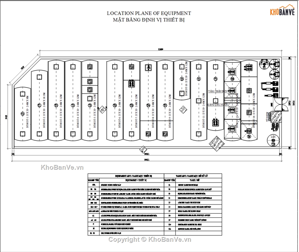 bản vẽ thiết kế,bản vẽ bồn nước,bồn FRP xử lý nước thải,Module xử lý nước thải bằng composite,bồn composite xử lý nước thải