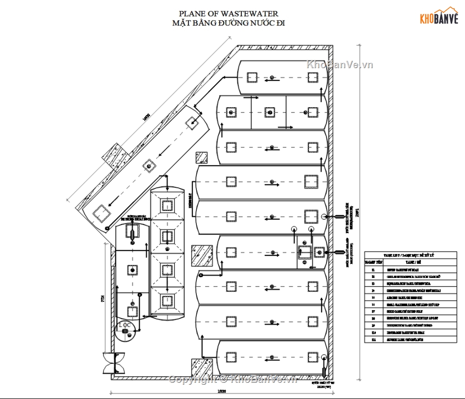 bản vẽ thiết kế,bản vẽ bồn nước,bồn FRP xử lý nước thải,Module xử lý nước thải bằng composite,bồn composite xử lý nước thải