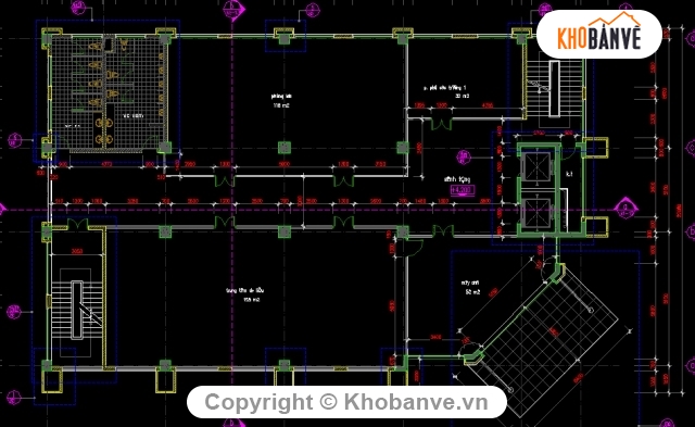 bản vẽ trụ sở,trụ sở 8 tầng,bản vẽ trụ sở 8 tầng