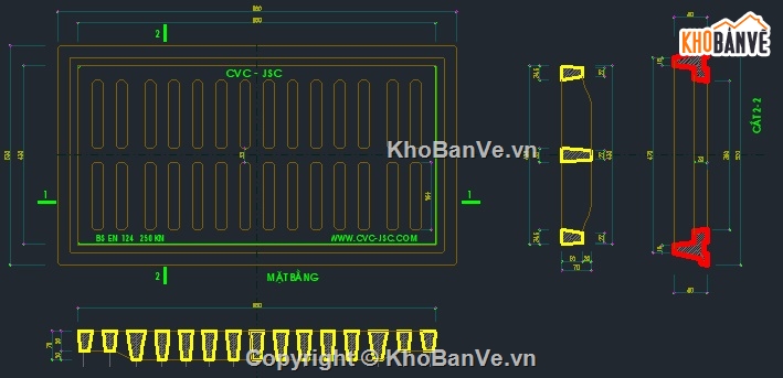 Chi tiết nắp hố ga,Composit,Nắp rãnh