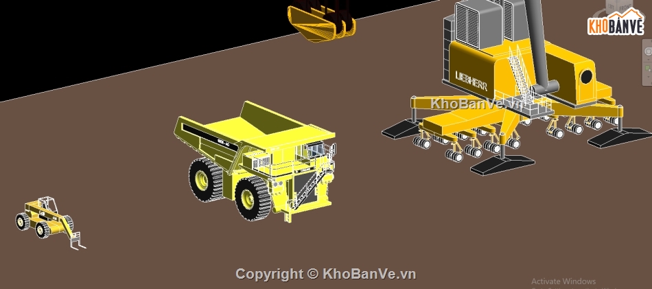 máy xây dựng,family máy thi công revit,Construction EQUIPMENT