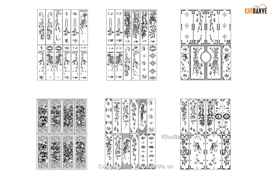 mẫu tứ quý,mẫu tứ quý cnc,Tổng hợp file decor,file cnc tứ quý,dxf cổng tứ quý,file cổng tứ quý