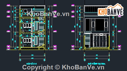nhà phố 3 tầng,bản vẽ nhà phố 5 tầng,3 tầng,bản vẽ nhà phố 2 tầng,nhà 5 tầng,bản vẽ 2 nhà phố 3 tầng