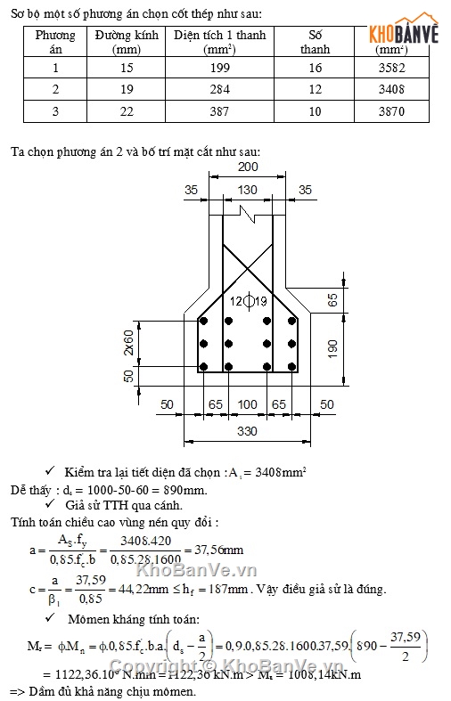 bê tông cốt thép,Bản vẽ,đồ án bê tông,bê tông