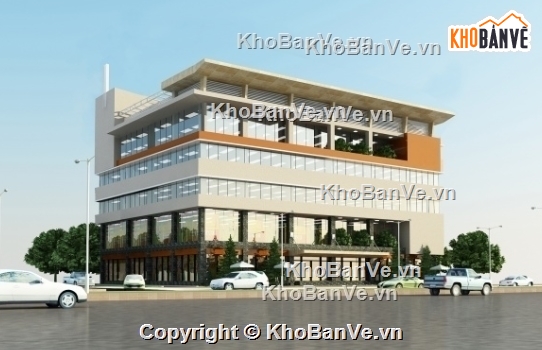 trung tâm thương mại,Trung tâm thương mại 5 tầng,file cad trung tâm thương mại