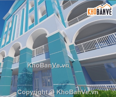 trường học,file cad trường học,trường học file cad