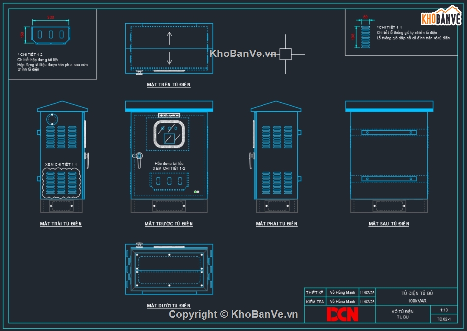 Bản vẽ thiết kế tủ điện,Bản vẽ tụ bù kvar,PLC,Tủ điện tụ bù cos phi,Tủ tụ bù công suất cos phi,Tủ điện PLC