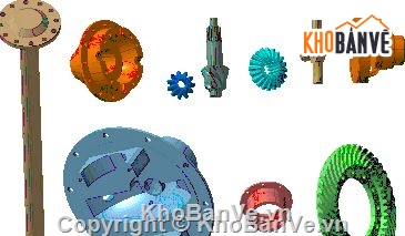 cụm cầu sau,bản vẽ cụm cầu,cụm may ơ,cụm cầu sau chủ động