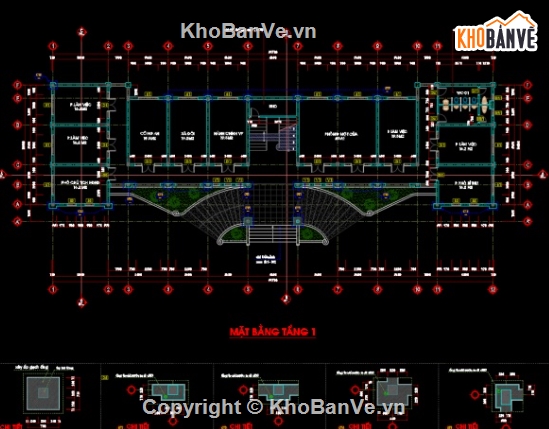 UBND file cad,ủy ban xã 2 tầng,file cad ủy ban xã